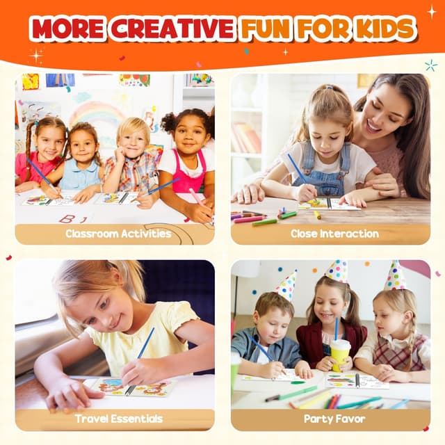 Thumbnail 5 de ZMLM 24 Water Coloring Books for Kids 🎨