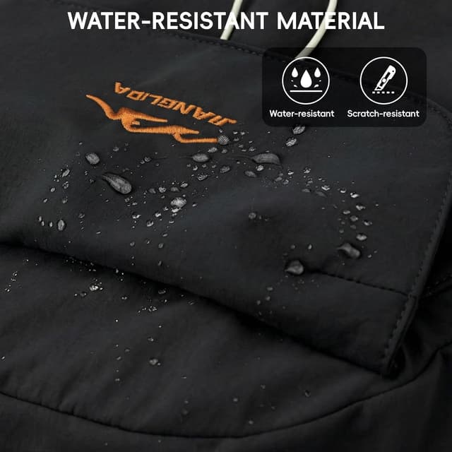 Detalle 2 de Amythe Sac à Dos pour Garçons 30L pour ordinateur 15,6" – grand, léger et imperméable, Noir