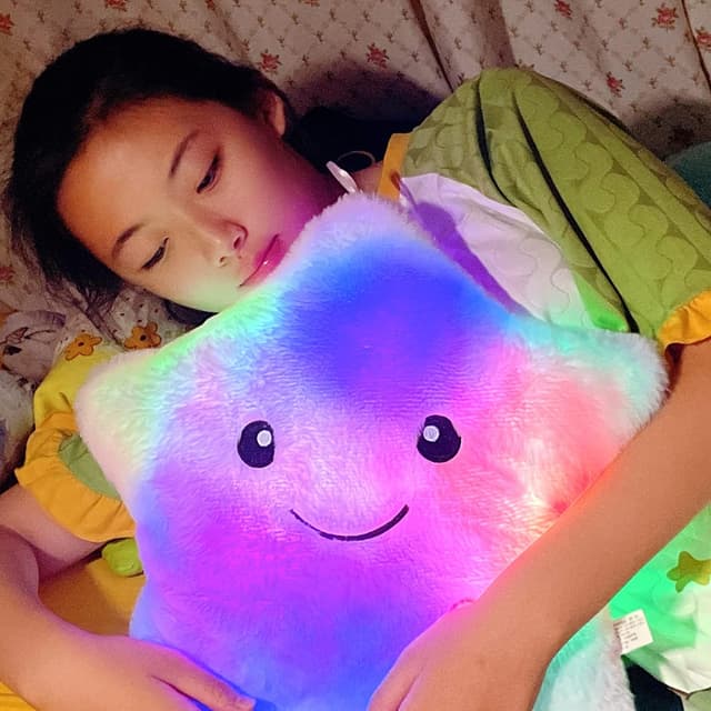 Thumbnail 6 de Kyduu Leuchtkissen – leuchtender Stern für Kinderzimmer & Deko (bunt)