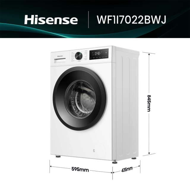 Detalle 2 de Hisense WF1I7022BWJ lavadora 7 kg 1200 rpm