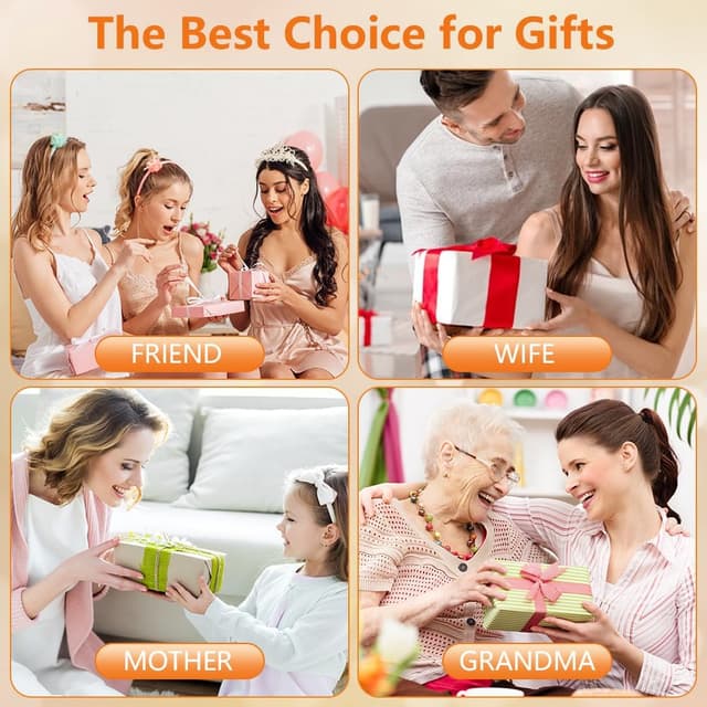 Detalle de APXEL Montre pour Femme ovale analogique quartz avec bracelet en simili cuir