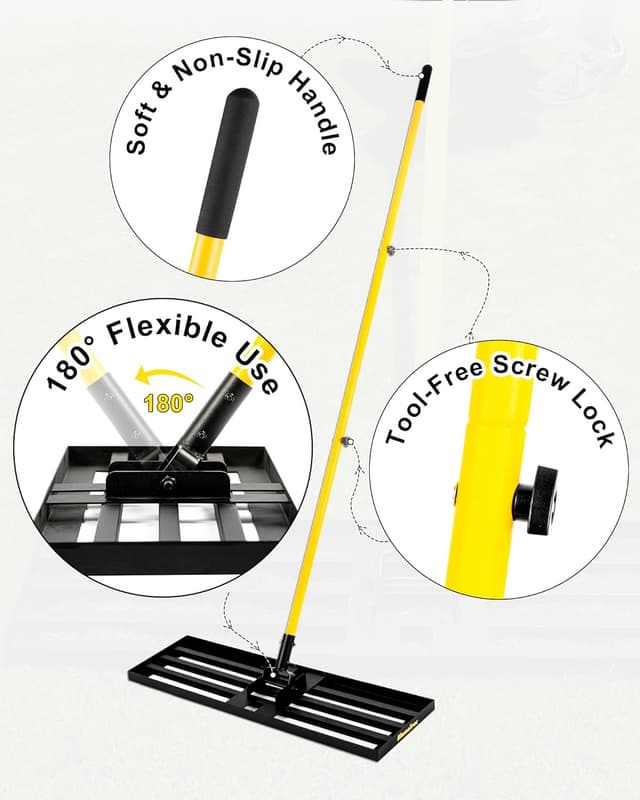 Thumbnail 5 de BlumeTrec Lawn Levelling Rake 76x25cm