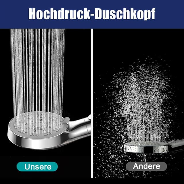 Detalle de Duschkopf 1,5 m Wassersparend Chrom