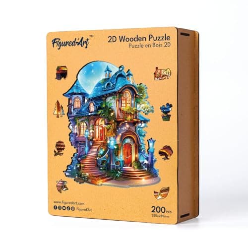 Detalle 2 de Figured'Art Puzzle de Madera 200 piezas