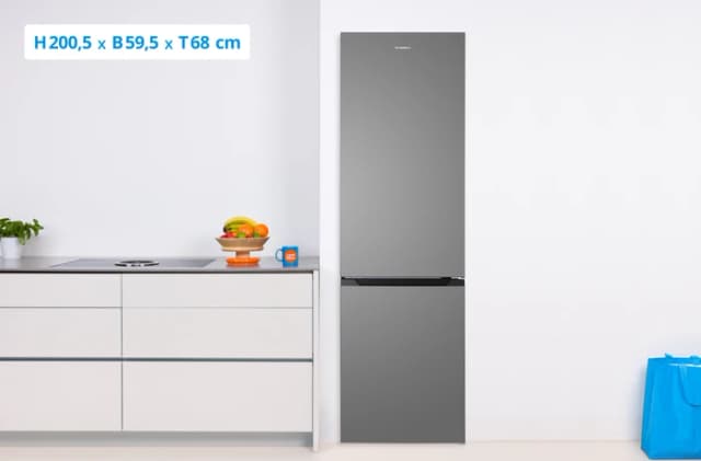 Detalle de Wisberg WBKVC200ANFZ Kühlgefrierkombination 377 L