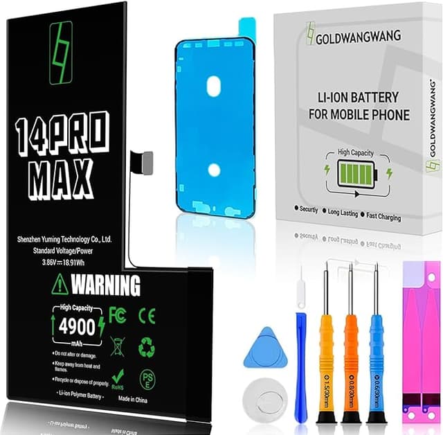 Detalle de GOLDWANGWANG Batería iPhone 14 Pro MAX 4900mAh