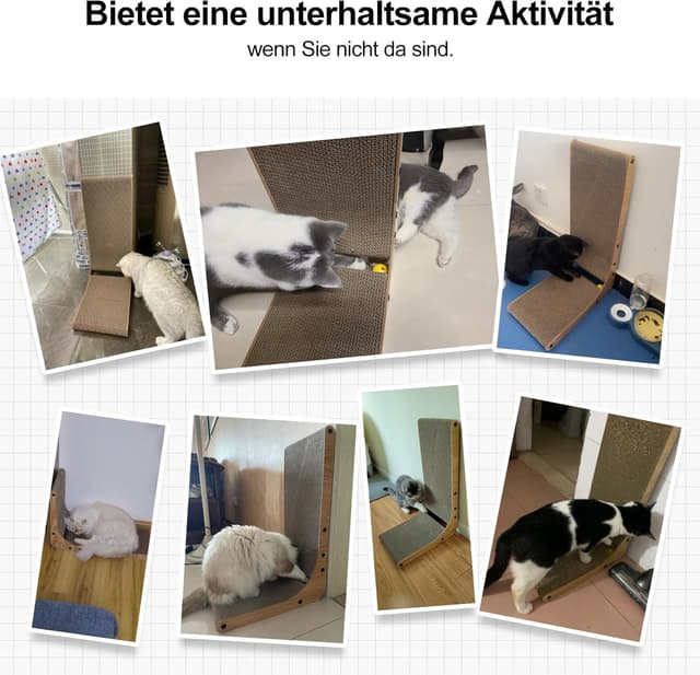 Thumbnail 6 de FUKUMARU Kratzbrett L‑Form 68 cm für Katzen 🐱