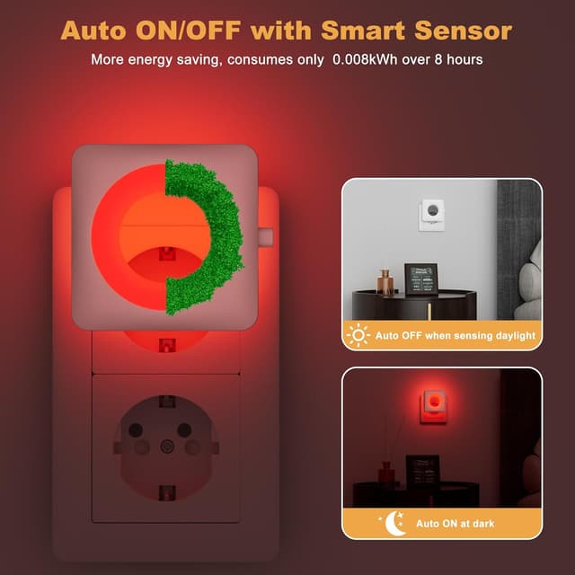 Thumbnail 3 de Swoieltr Luce Notturna Bambini 2 pezzi 📦📗📕