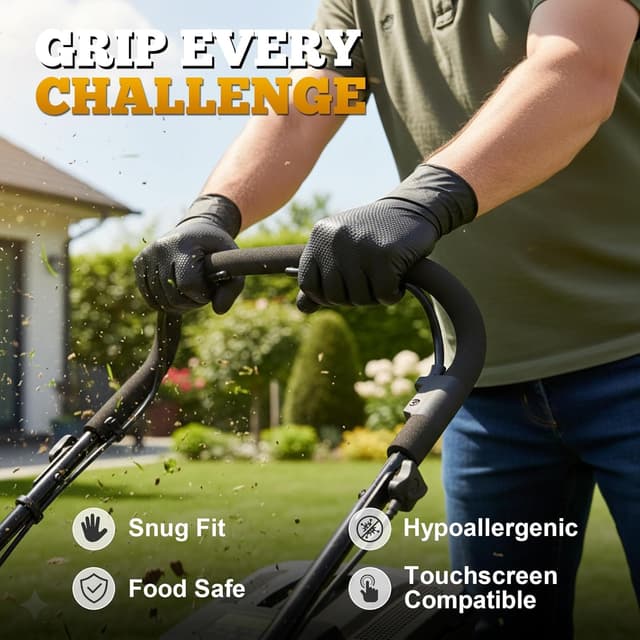 Thumbnail 4 de TitanFlex Heavy Duty Nitrile Gloves 8 mil