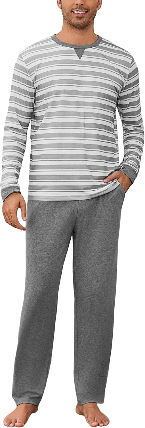 Thumbnail 6 de Bresdk Pigiama Uomo Invernale Cotone Lungo S-3XL