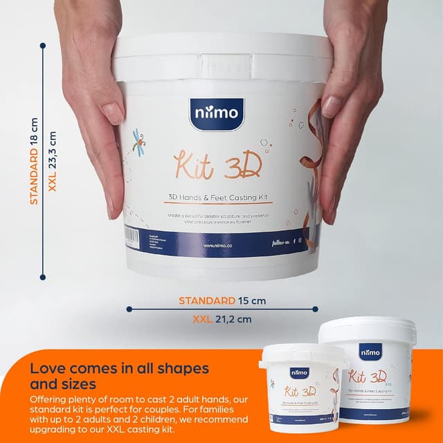 Thumbnail 2 de Niimo 3D Hand Casting Kit 3L 📐