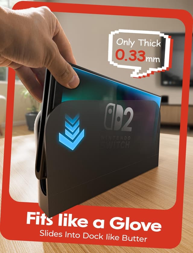 Thumbnail 4 de LISEN Schutzglas für Nintendo Switch 2 3er-Set