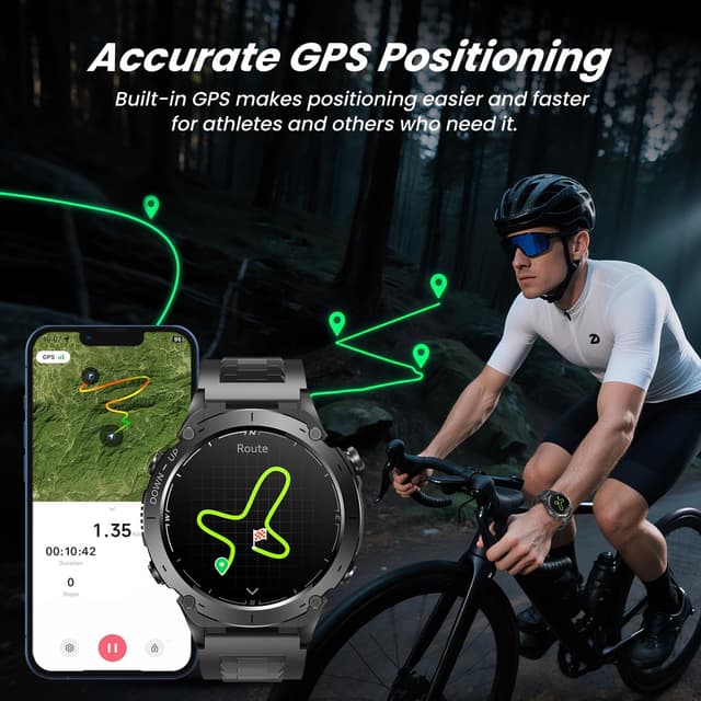 Thumbnail 1 de Smartwatch Reloj Inteligente Hombre 1.43" AMOLED 730mAh