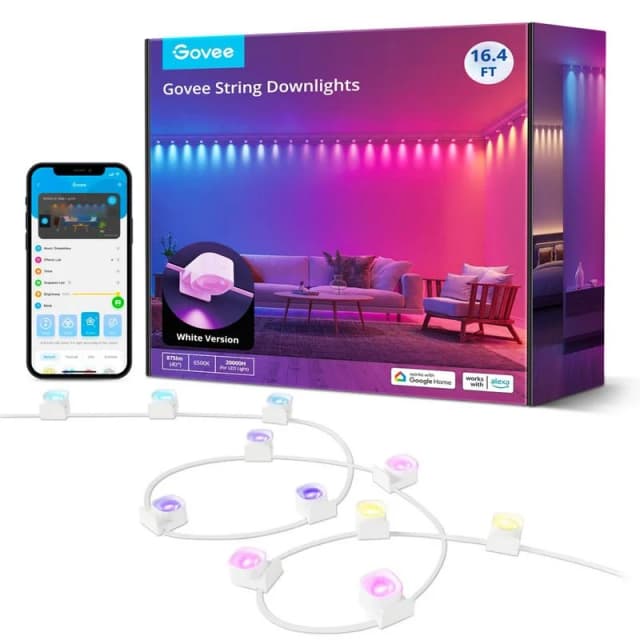 Imagen de Govee RGBIC String Downlights WiFi 5m 🎉 en OfertitasTOP