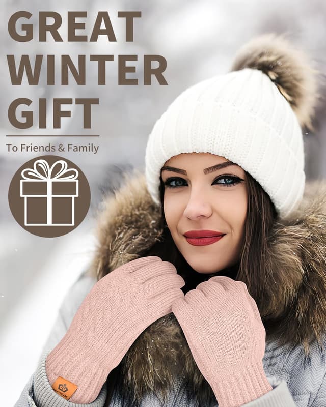 Thumbnail 5 de ARFNKIM Damen Winterhandschuhe Thermo 1 Paar