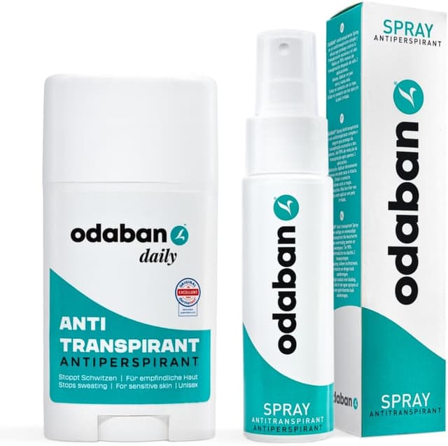 Detalle de ODABAN Set antitraspirante spray e stick