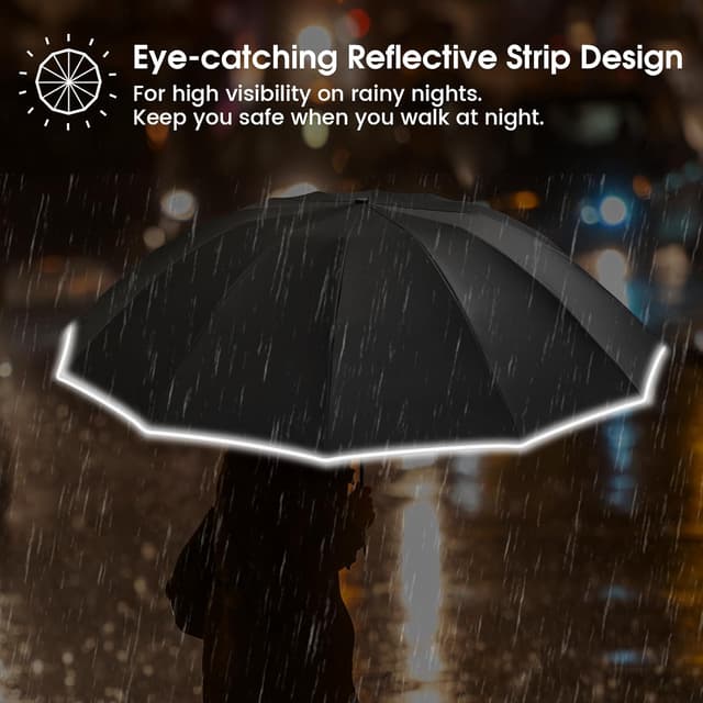 Detalle 2 de G4Free Ombrello antivento invertibile 12 stecche ☂