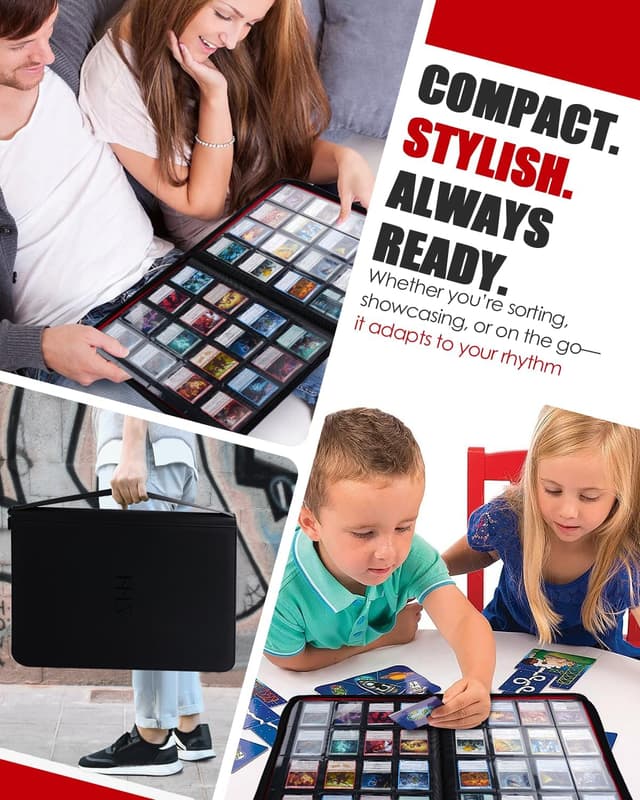 Thumbnail 6 de 16-Pocket Card Binder holds 832 cards