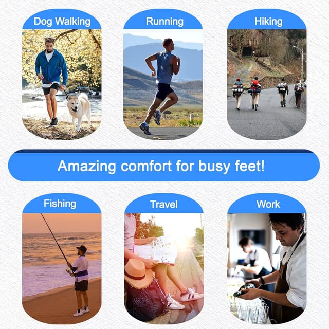 Thumbnail 6 de Memory Foam Insoles (Men & Women) – Cushioned Shock-Absorbing Shoe Inserts UK Size 3 to 12