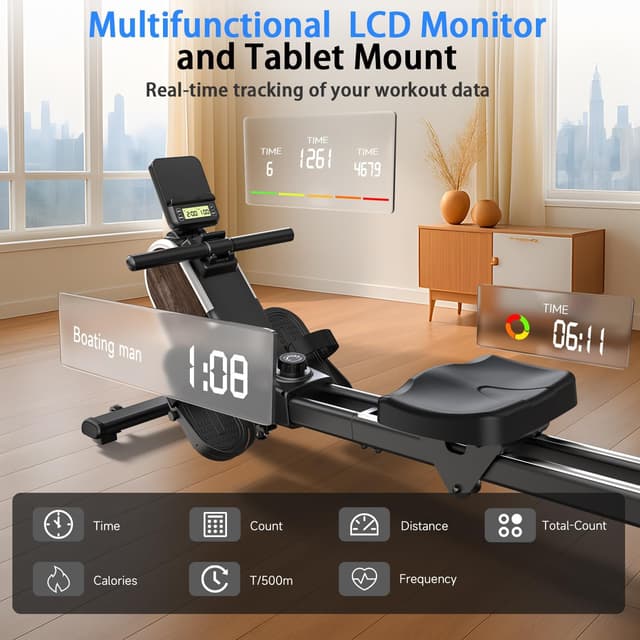 Thumbnail 6 de CHAOKE Magnetic Rowing Machine 160kg capacity 🚣