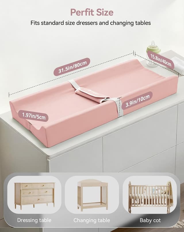 Thumbnail 4 de COMOMY Vegan Leather Baby Changing Mat, portable 1️⃣