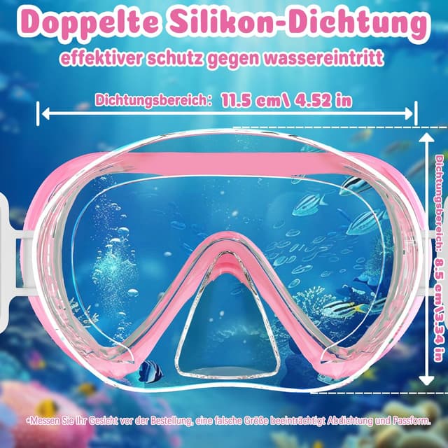 Detalle 1 de COOLOO Kinder-Schwimmbrille 180° Panorama