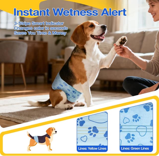 Thumbnail 1 de Flying Paws 52 Pañales para Perros Macho