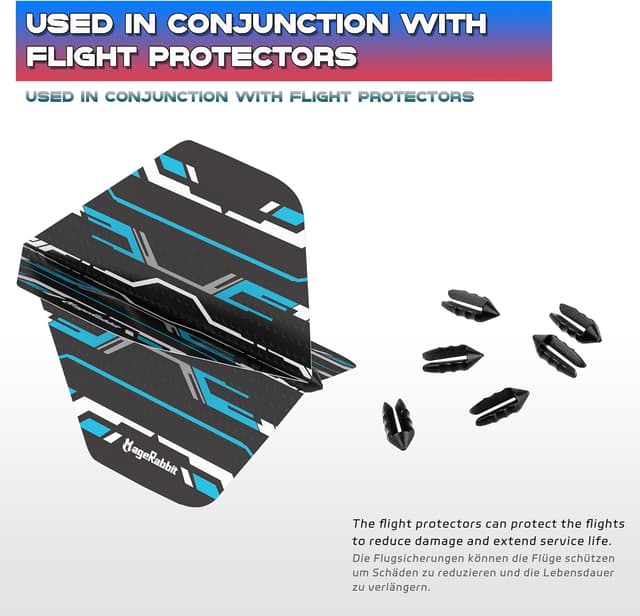 Thumbnail 3 de MageRabbit Jeu de Fléchettes 12 pièces