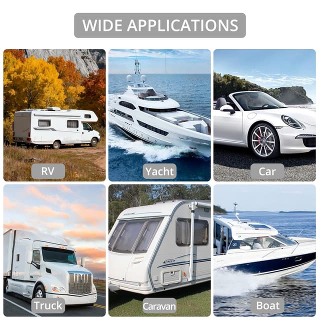 Thumbnail 6 de Justech Upgrade Battery Disconnect Switch with Digital Voltage Display (DC 5–60V, up to 250A continuous) for marine, car and caravan use