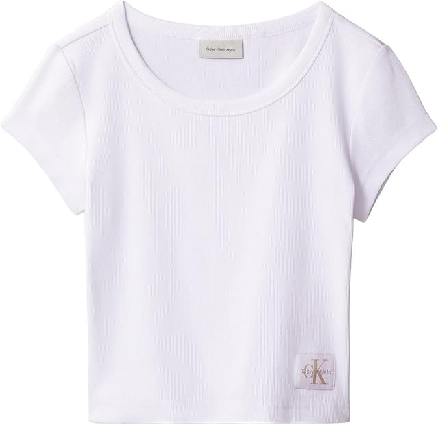 Thumbnail 5 de Calvin Klein A- Woven Label 2X2 Rib Camiseta S 95% algodón