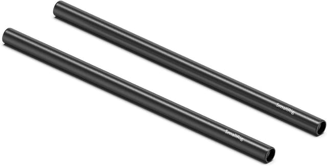 Detalle de SMALLRIG 1053: 2x 15-mm-Rod aus schwarzer Aluminiumlegierung, 30 cm (12 Zoll) – M12-Innengewinde