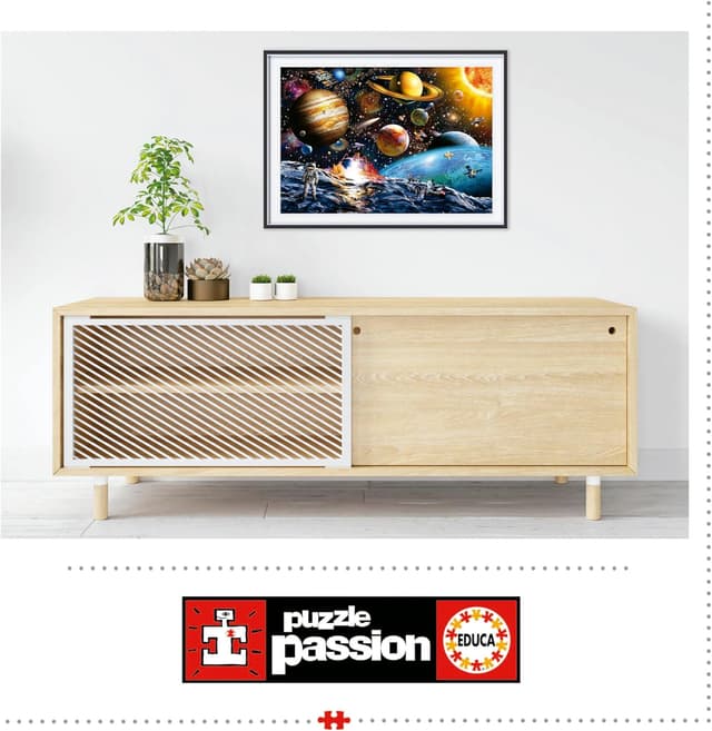 Detalle 2 de Educa - Misión asteroide | Puzzle 1000 Piezas 🧩