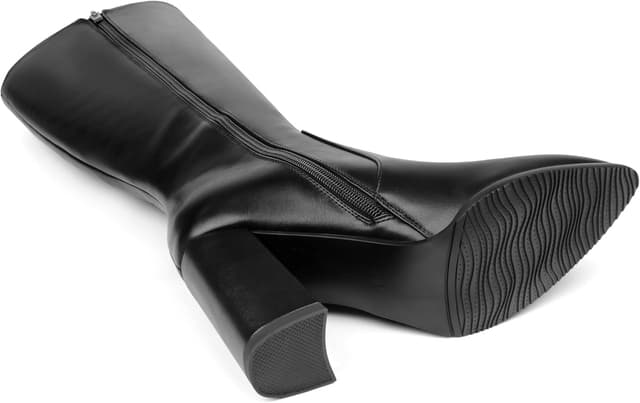 Thumbnail 4 de COLETER Women's Knee High Boots Chunky Block Heel