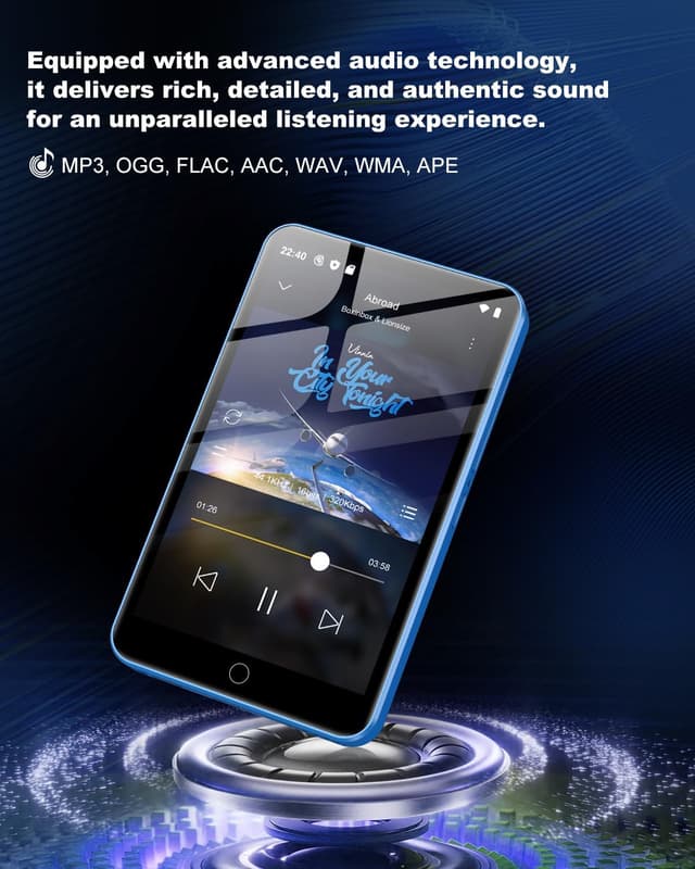 Thumbnail 5 de ZAQE M505 Reproductor MP3 80 GB con Bluetooth