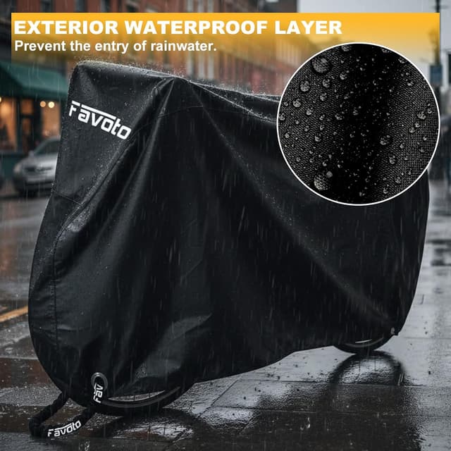 Detalle de Favoto Bike Cover 78.7×27.5×44 inch
