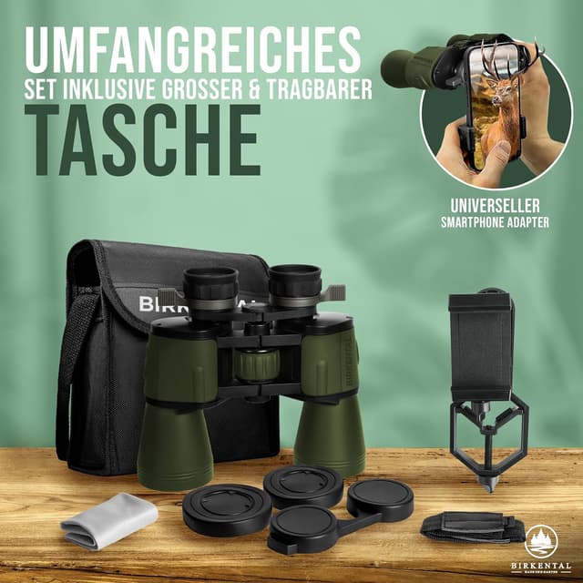 Detalle de Fernglas 10x50 von Birkental mit Dioptrien