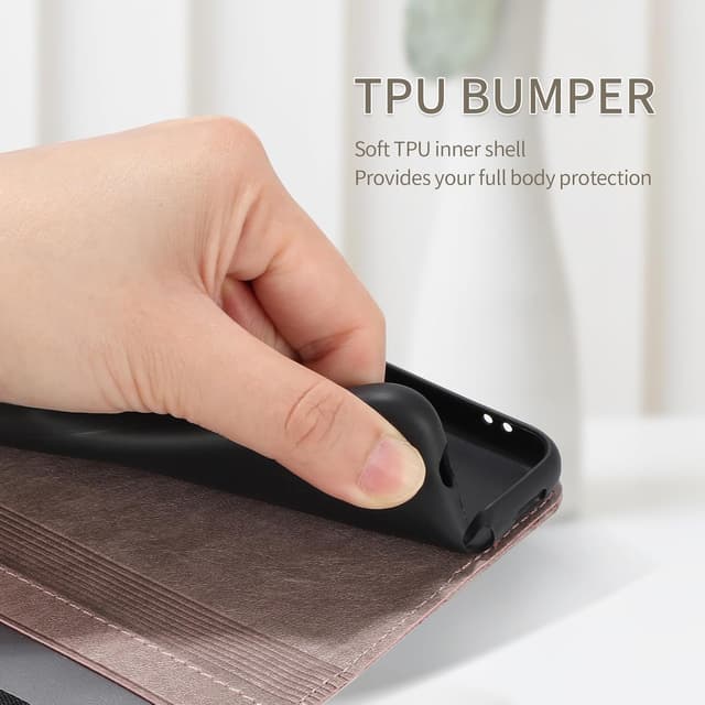 Detalle 1 de Galaxy A20e wallet case with 3 slots