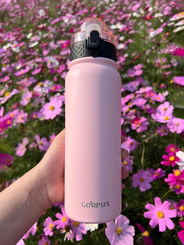 Thumbnail 5 de GOPPUS 600ml stainless water bottle with straw 💧