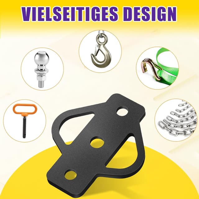 Thumbnail 4 de AXGG Adaptateur d'attelage 3 voies 1360 kg