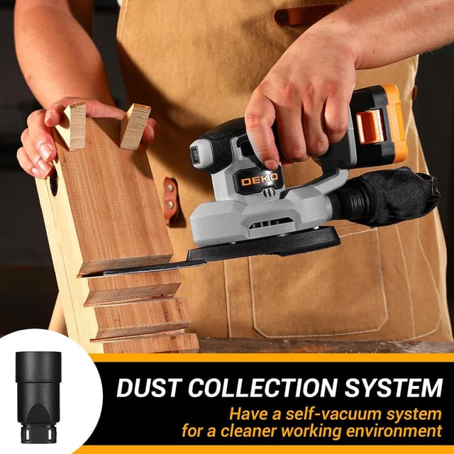 Thumbnail 6 de DEKOPRO cordless mouse sander 20V