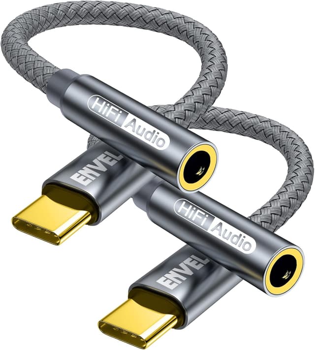 Detalle de QILERUI USB‑C auf 3,5 mm 48kHz