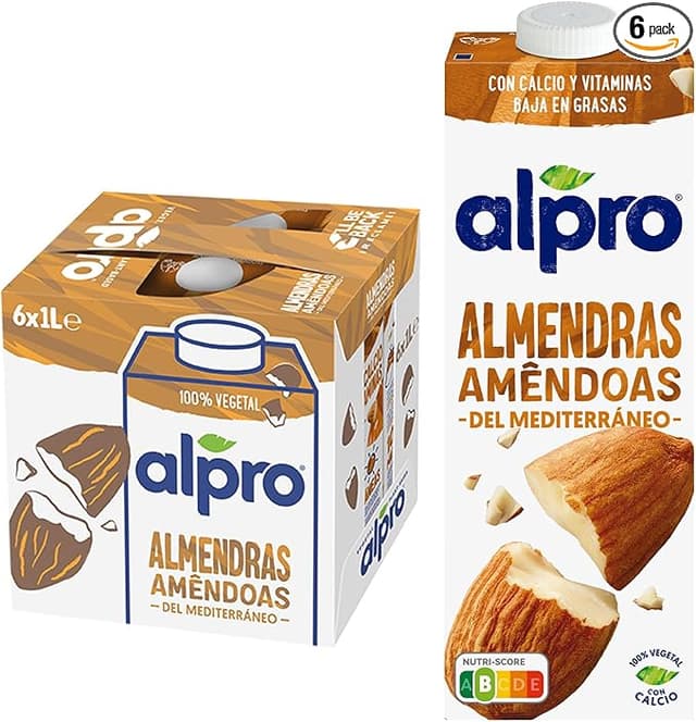 Imagen de Alpro Bebida de Almendras, Pack 6x1L 🥛 en OfertitasTOP