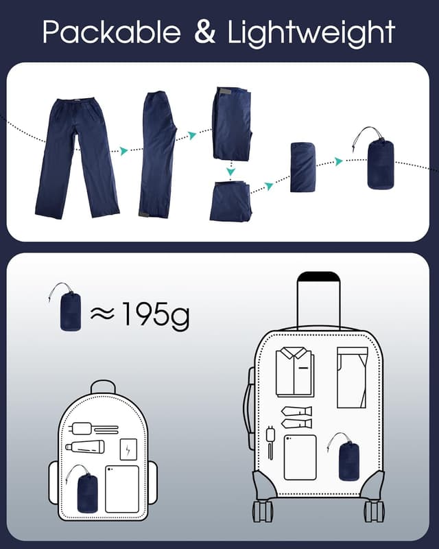 Thumbnail 4 de 33 000ft Damen Regenhose wasserdicht