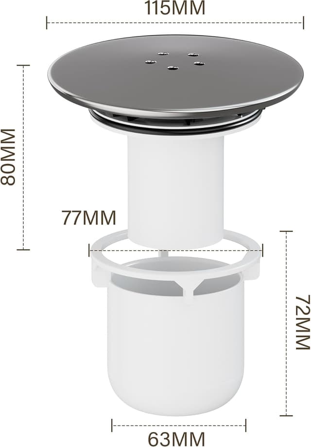 Thumbnail 2 de HNNHOME 90mm/115mm shower drain cover