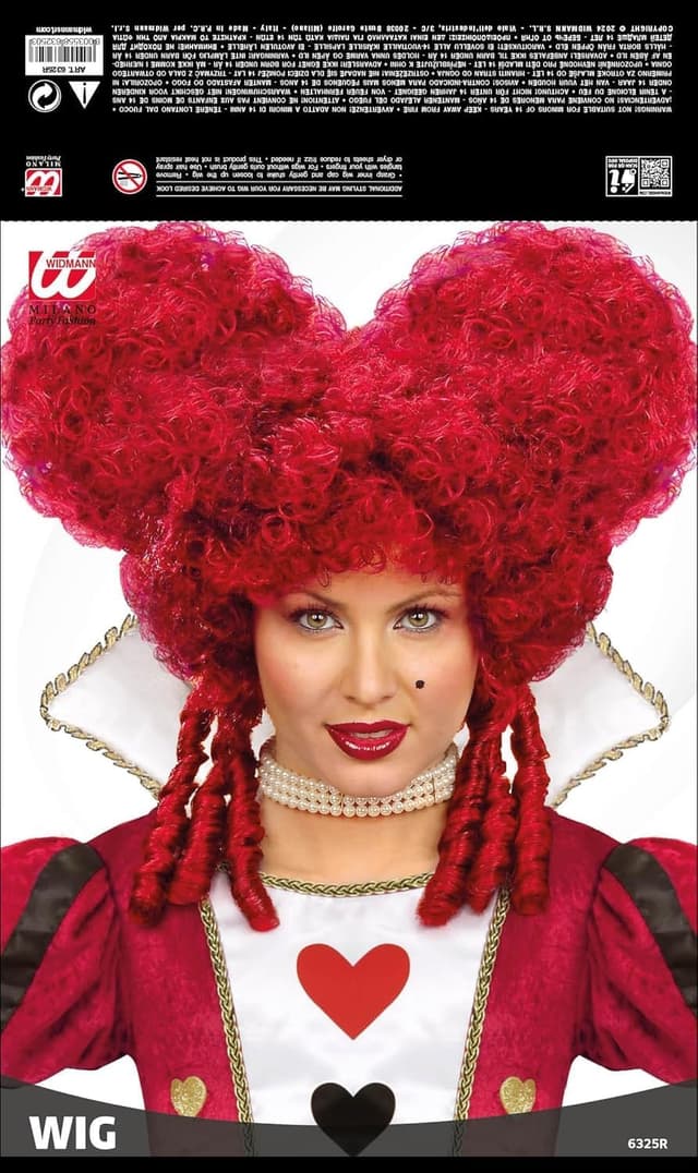 Thumbnail 6 de W WIDMANN MILANO Party Fashion Barock-Perücke in Bordeaux (Kunsthaar) für Adels- & Renaissance-Kostüme