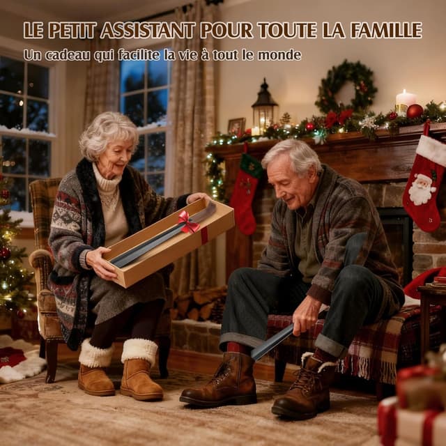 Detalle 2 de ZOMAKE chausse-pied long métal 42 cm