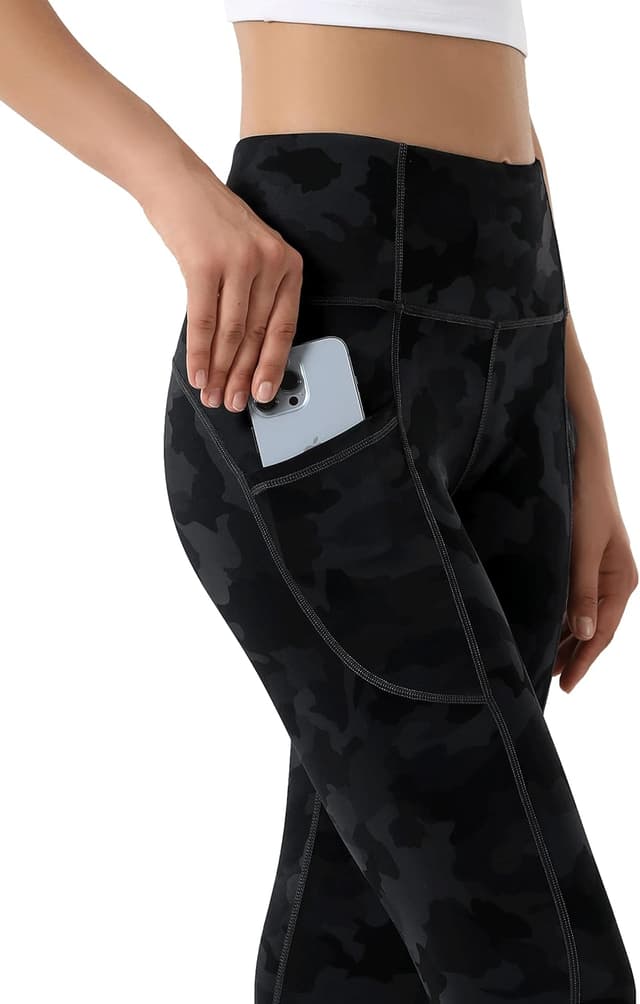 Detalle de High Waist Gym Leggings with Side Pockets