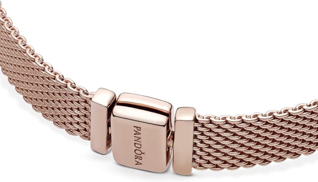 Thumbnail 3 de Pandora Reflexions bracelet en mailles or rose 14 carats