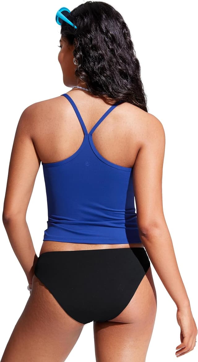 Detalle de CRZ YOGA haut de bikini rembourré à bretelles spaghetti et dos nageur