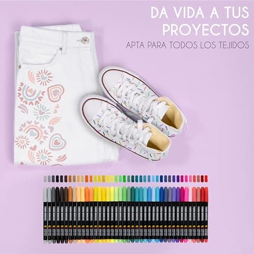 Thumbnail 5 de Zenacolor 40 rotuladores textil Permanente